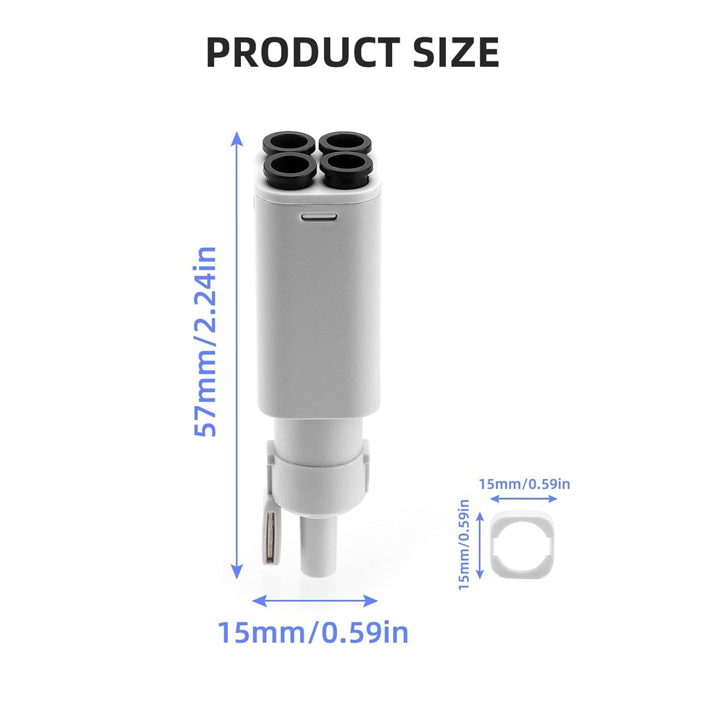 4-In-1 PTFE Adapter Replacement for Bambu Lab A1/A1Mini 3D Printer Accessories,E