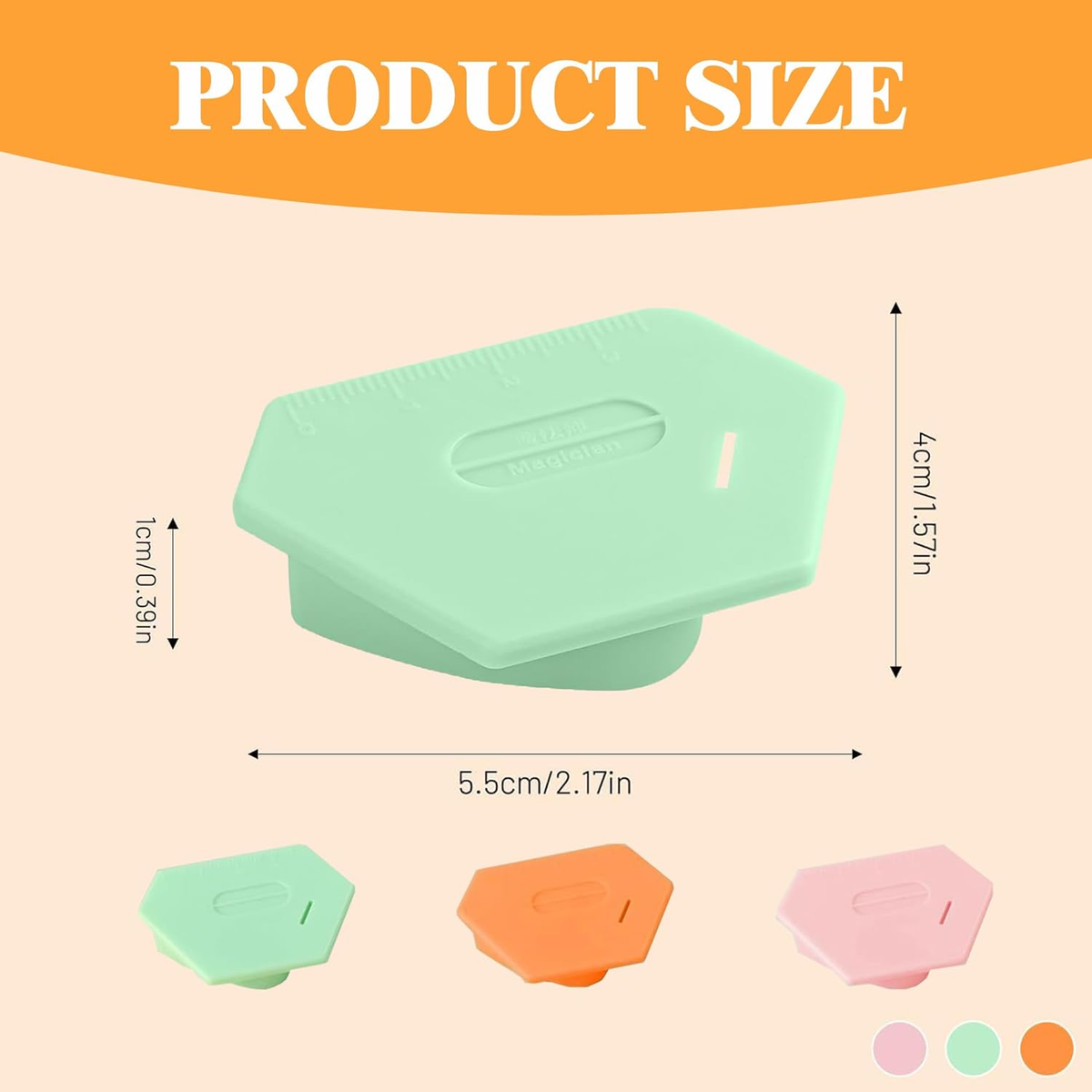 3 Pack Magnetic Seam Guide for Sewing Machine, Upgraded Multifunctional Polygona