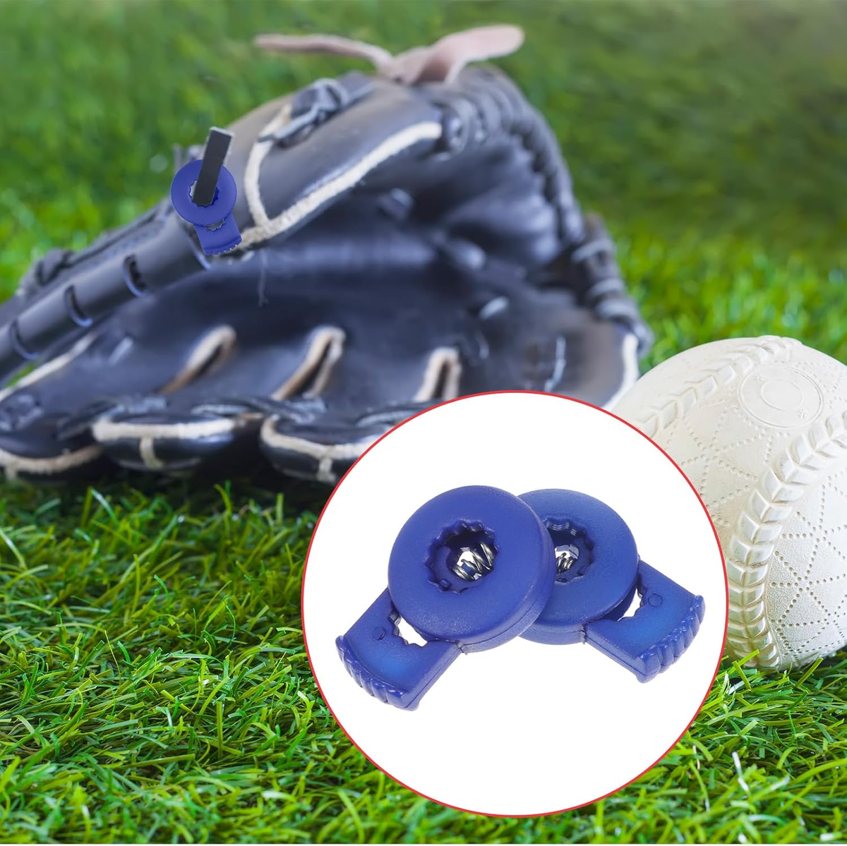 36 Pcs Baseball Glove Locks, Glove Lace Locks, Never Need Tying Knots Again, Glo