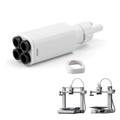4-In-1 PTFE Adapter Replacement for Bambu Lab A1/A1Mini 3D Printer Accessories,E
