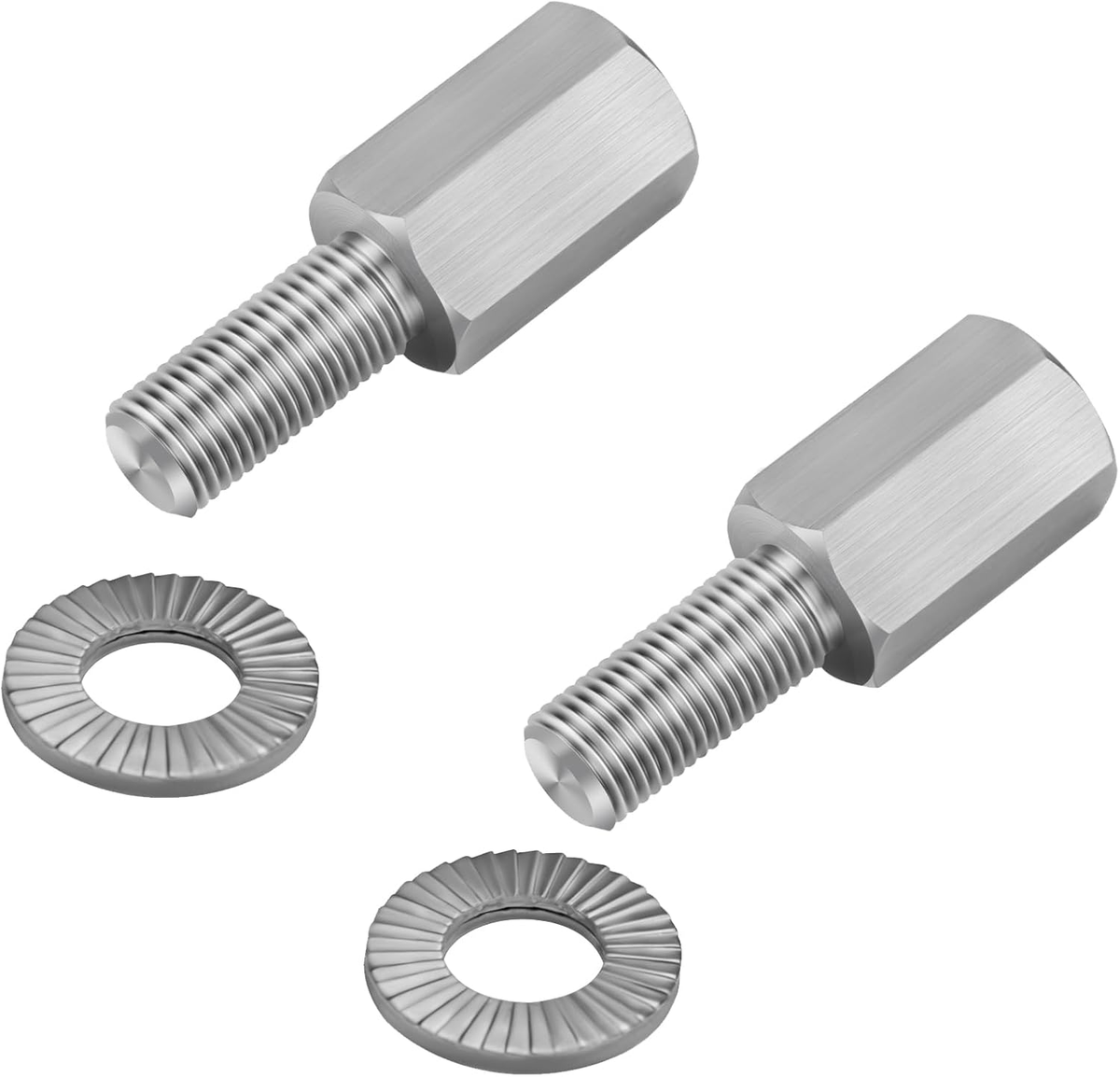 2Pcs Upgraded Bicycle Axle Extenders,304 Stainless Steel Stabilizer Extension Bo
