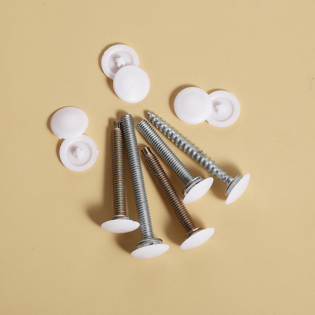 150 Pcs Screw Cap Covers, 12Mm Screws Caps White Waterproof Self Tapping Cap Dec