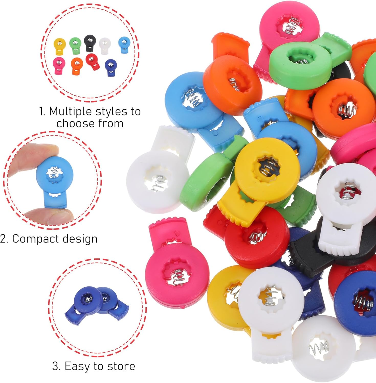 36 Pcs Baseball Glove Locks, Glove Lace Locks, Never Need Tying Knots Again, Glo