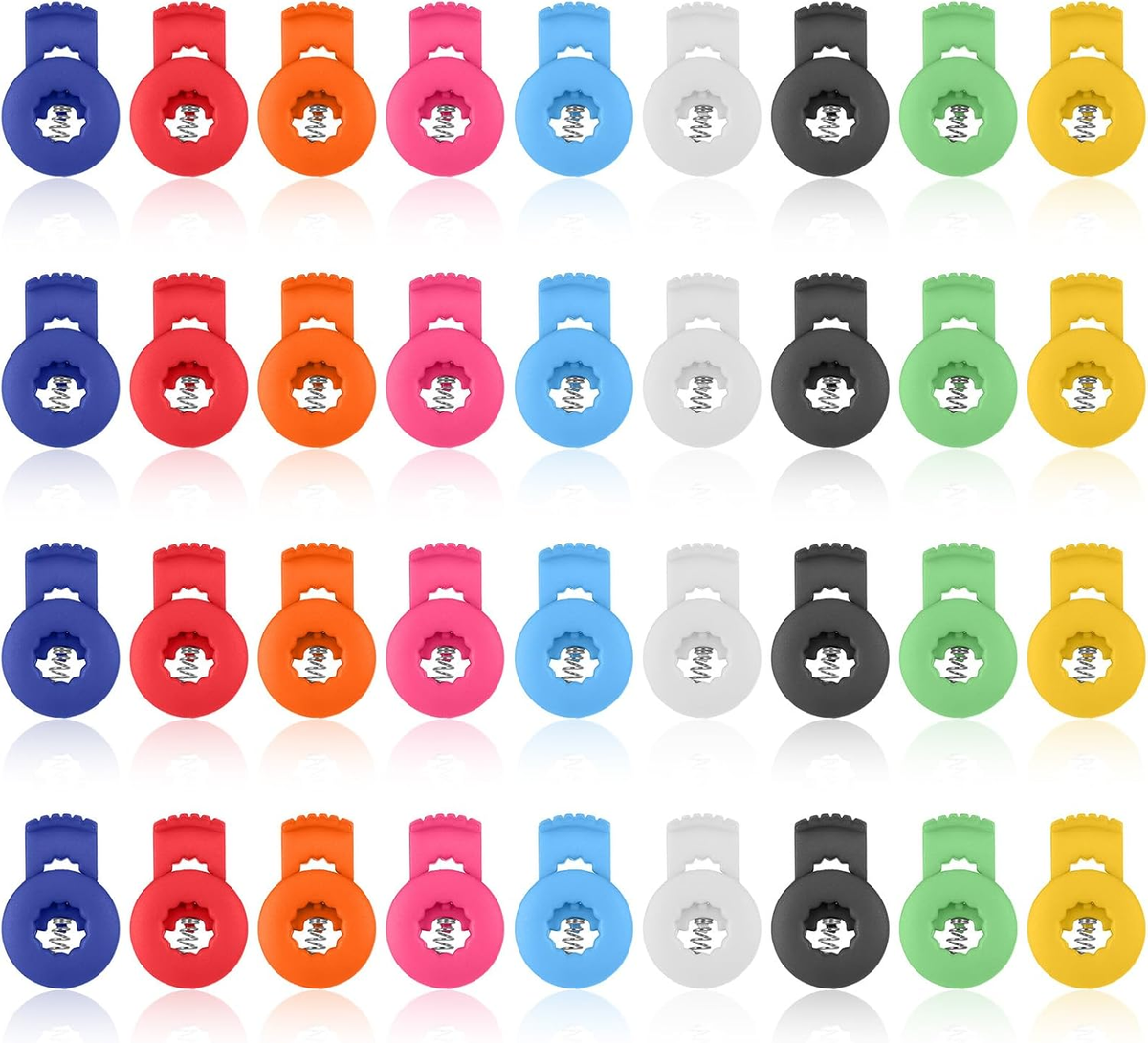 36 Pcs Baseball Glove Locks, Glove Lace Locks, Never Need Tying Knots Again, Glo