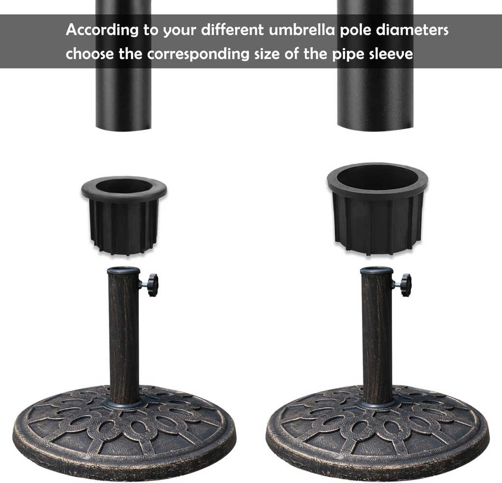 4 Pcs Umbrella Base Stand Replacement Parts, Patio Umbrella Stand Replacement Pa