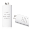 20UF CBB60 Motor Run Capacitor, 450VAC 50/60HZ Cylindrical Capacitor for Motor R