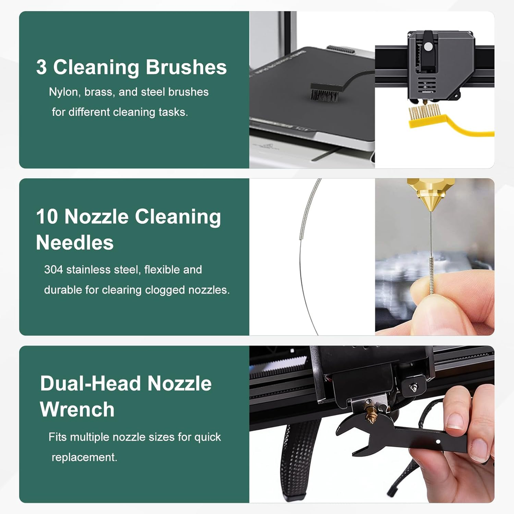 38Pcs 3D Printer Tools Kit with Storage Case, 3D Printer Accessories - Scrapers,