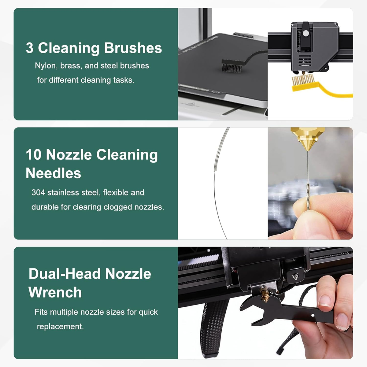 38Pcs 3D Printer Tools Kit with Storage Case, 3D Printer Accessories - Scrapers,