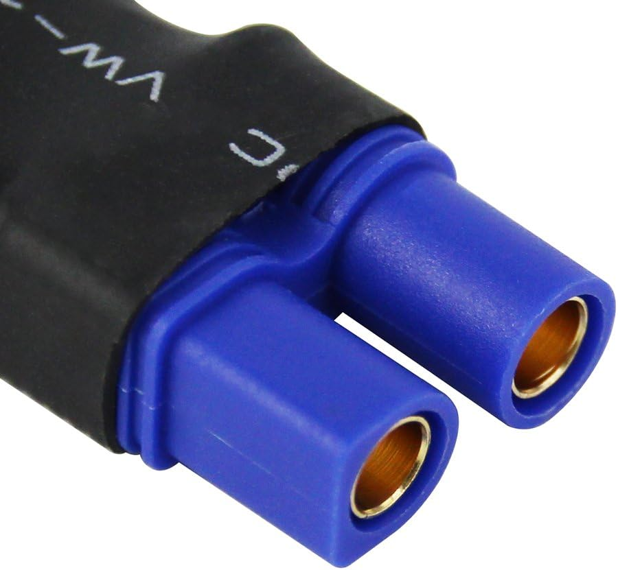 3Pcs Male XT60 to Female EC3 Losi Connector Adapter for Crawler Turnigy(Pack of