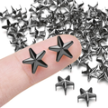 150Pack 10Mm Star Studs for Clothing, Small Star Nailheads Rivets Metal Spike St