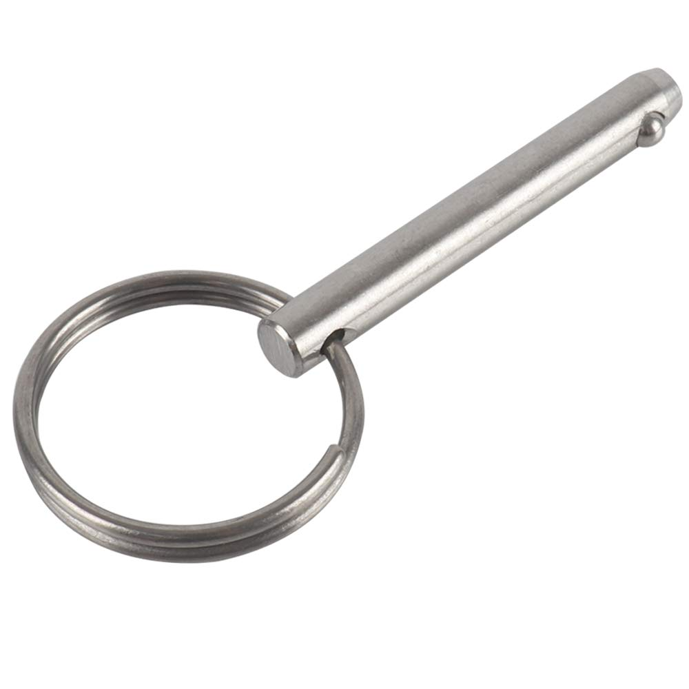 4 Pcs Quick Release Pin, Diameter 1/4", Usable Length 1-1/2", Overall Length 2",