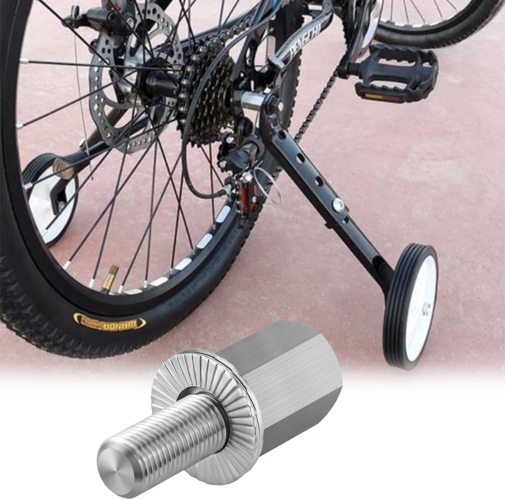 2Pcs Upgraded Bicycle Axle Extenders,304 Stainless Steel Stabilizer Extension Bo