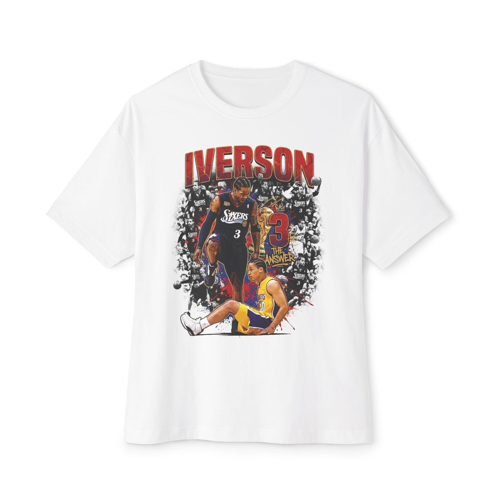 Iverson Basketball Tee — Allen Iverson Retro Collage Graphic T-Shirt