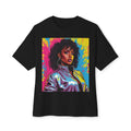 Pop Art Portrait Tee — Colorful Retro Female Portrait T-Shirt