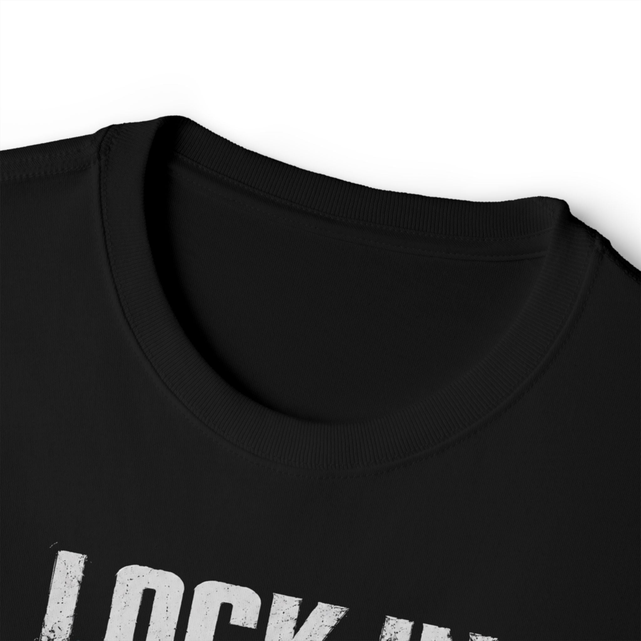 Lock In or Get Left Behind Tee — Motivational Graphic T‑Shirt