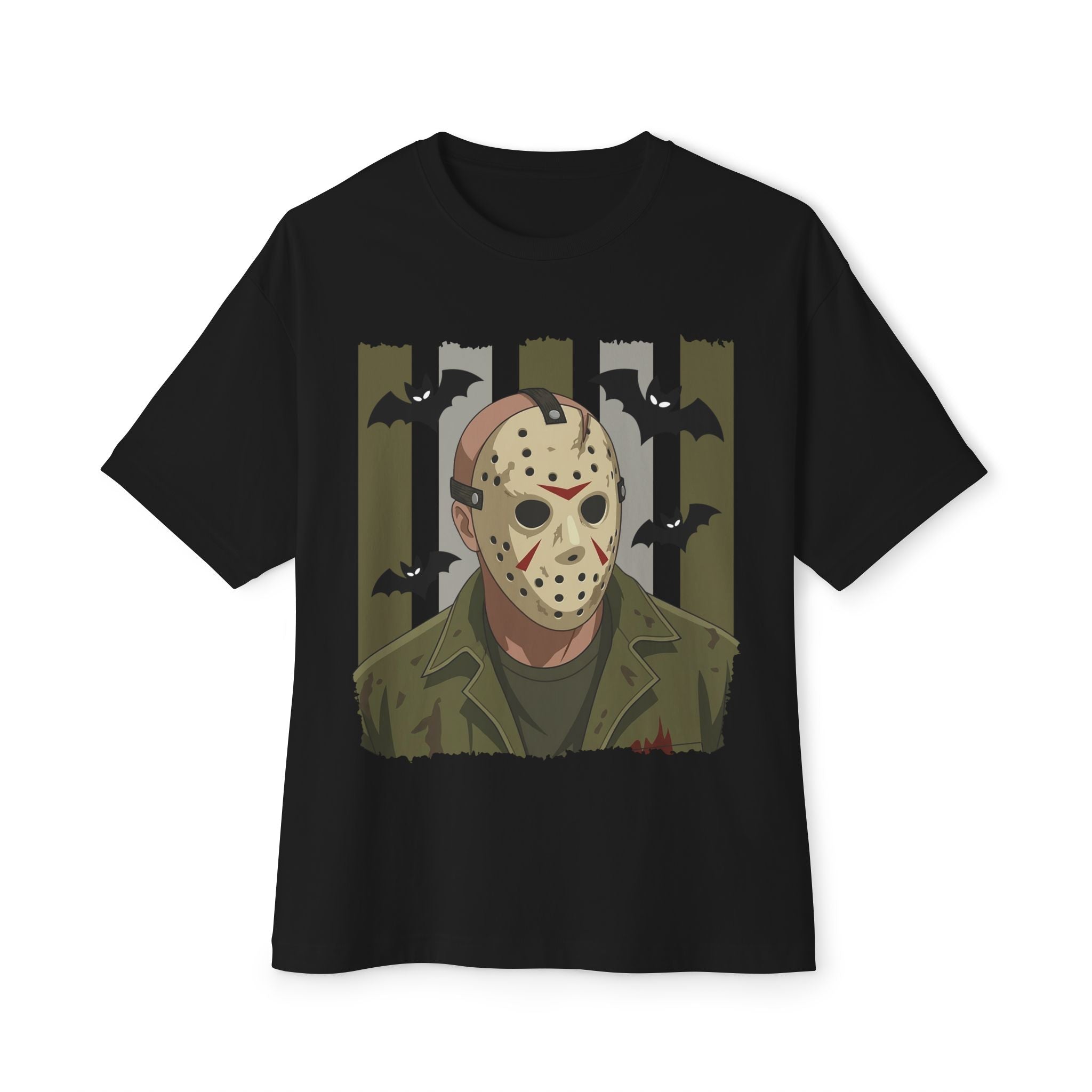 Horror Mask Tee — Vintage Slasher Graphic Shirt