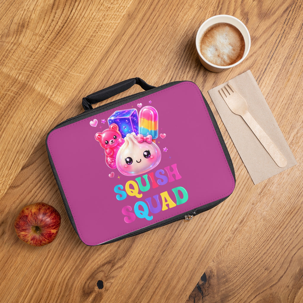Squish Squad Kids Lunch Bag — Cute Kawaii Snack Box for School