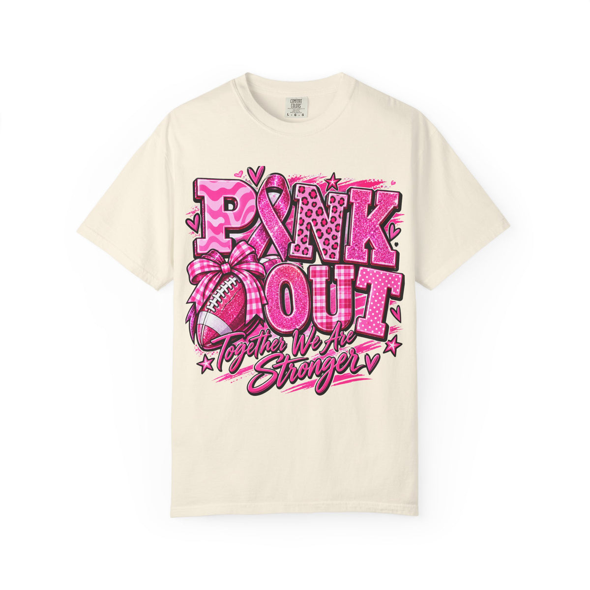Pink Out T-Shirt — Together We’re Stronger Breast Cancer Awareness Tee