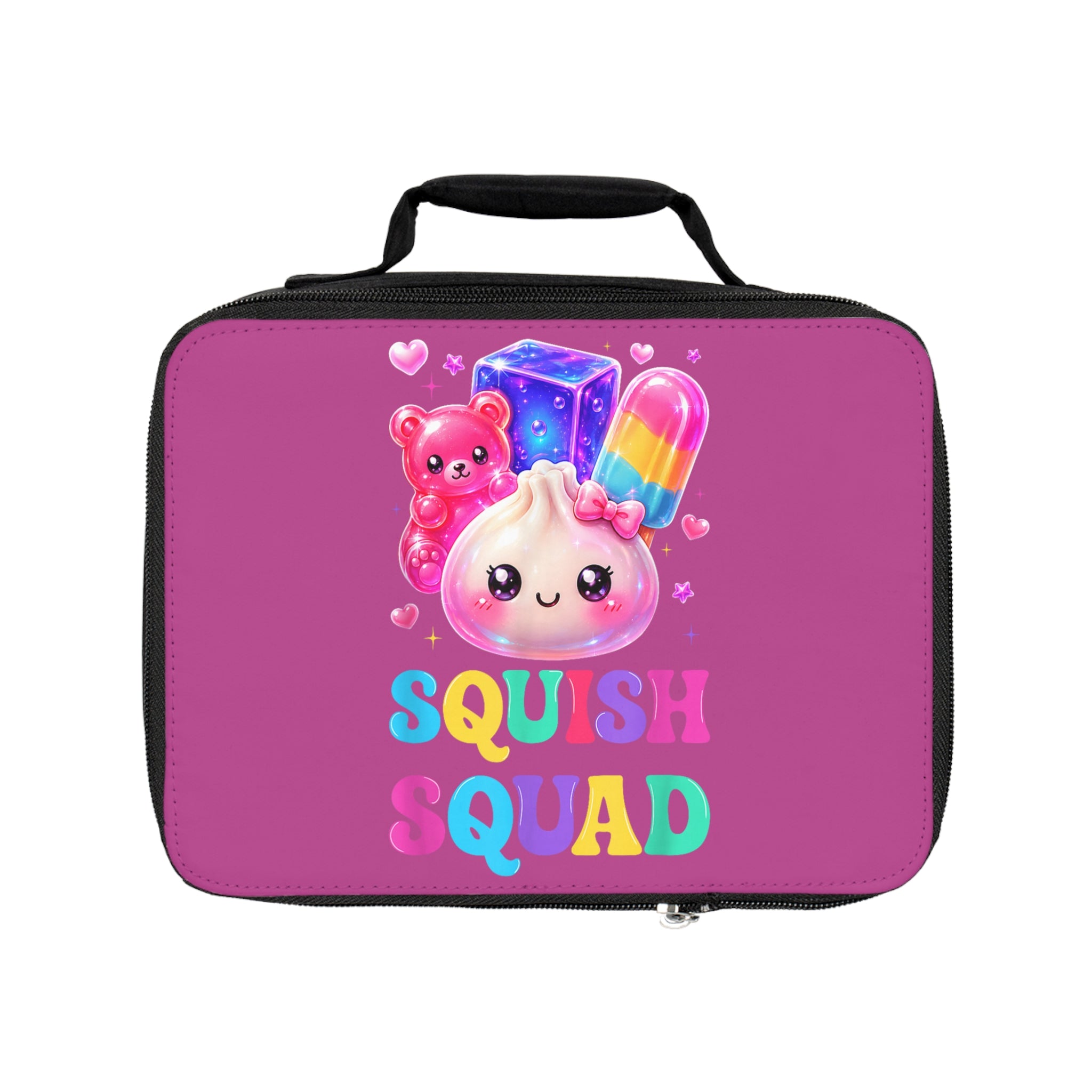Squish Squad Kids Lunch Bag — Cute Kawaii Snack Box for School