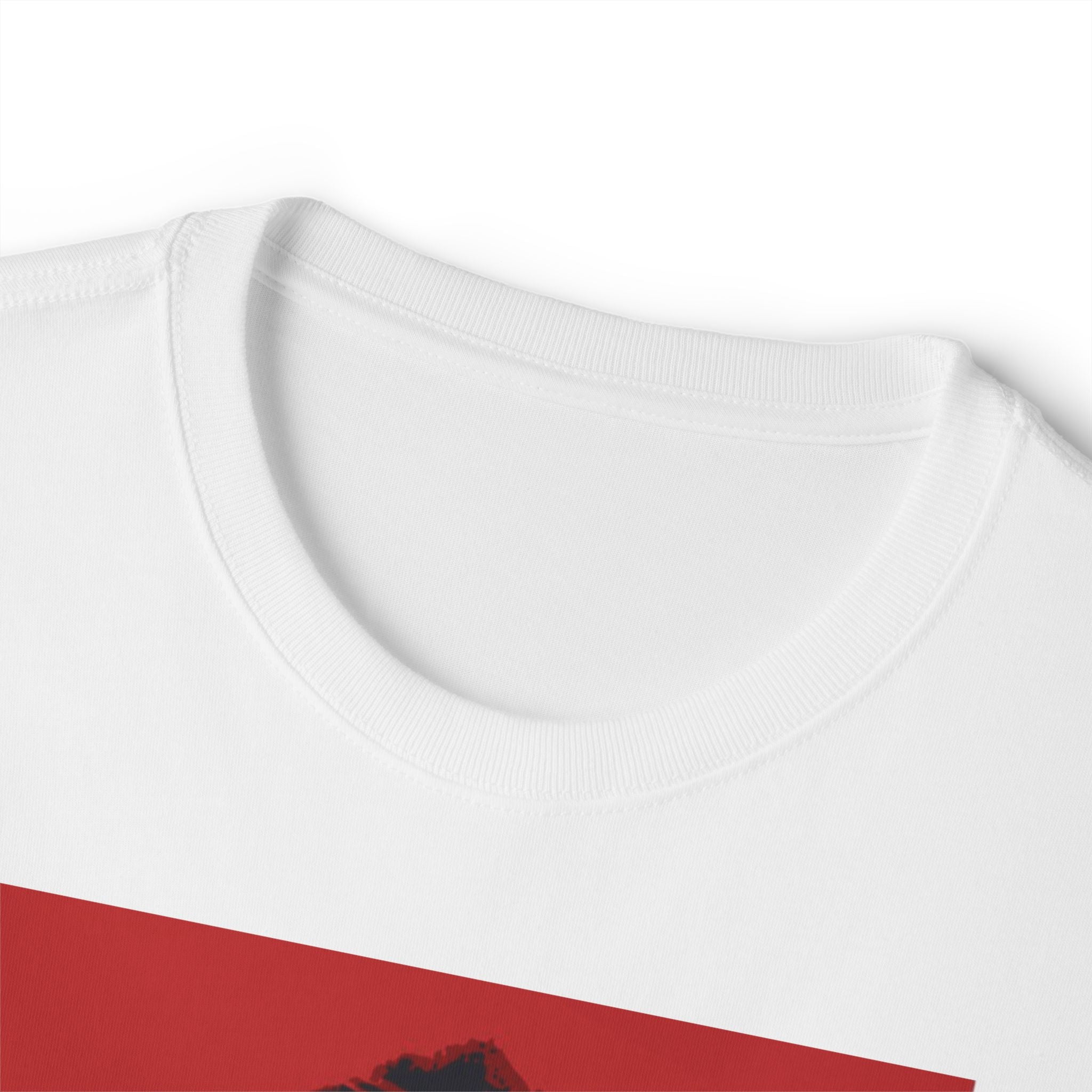 Houston Rockets Red Portrait Tee — Retro Basketball Fan Shirt