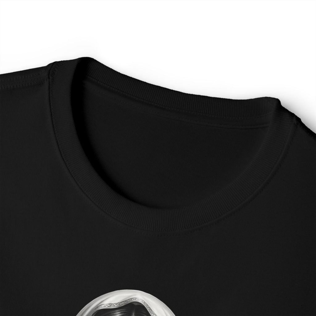 Praying Virgin Floral Tee — Religious Madonna Graphic T‑Shirt