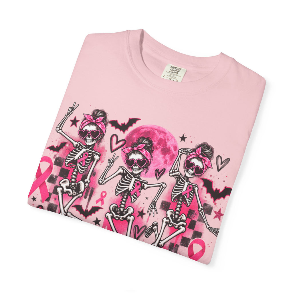 Breast Cancer Awareness Skeleton Dance T-Shirt
