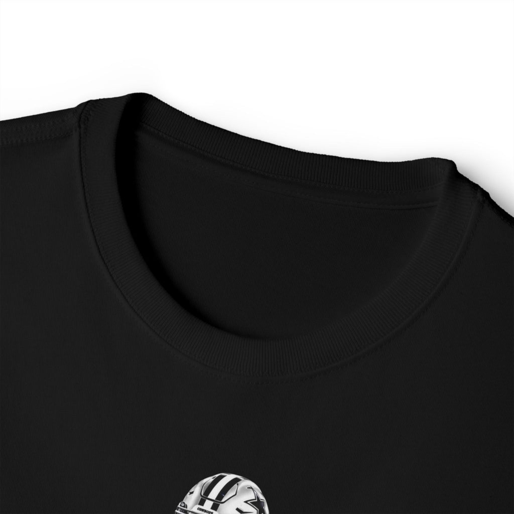 Football Player Silhouette Tee — Vintage Quarterback Pose