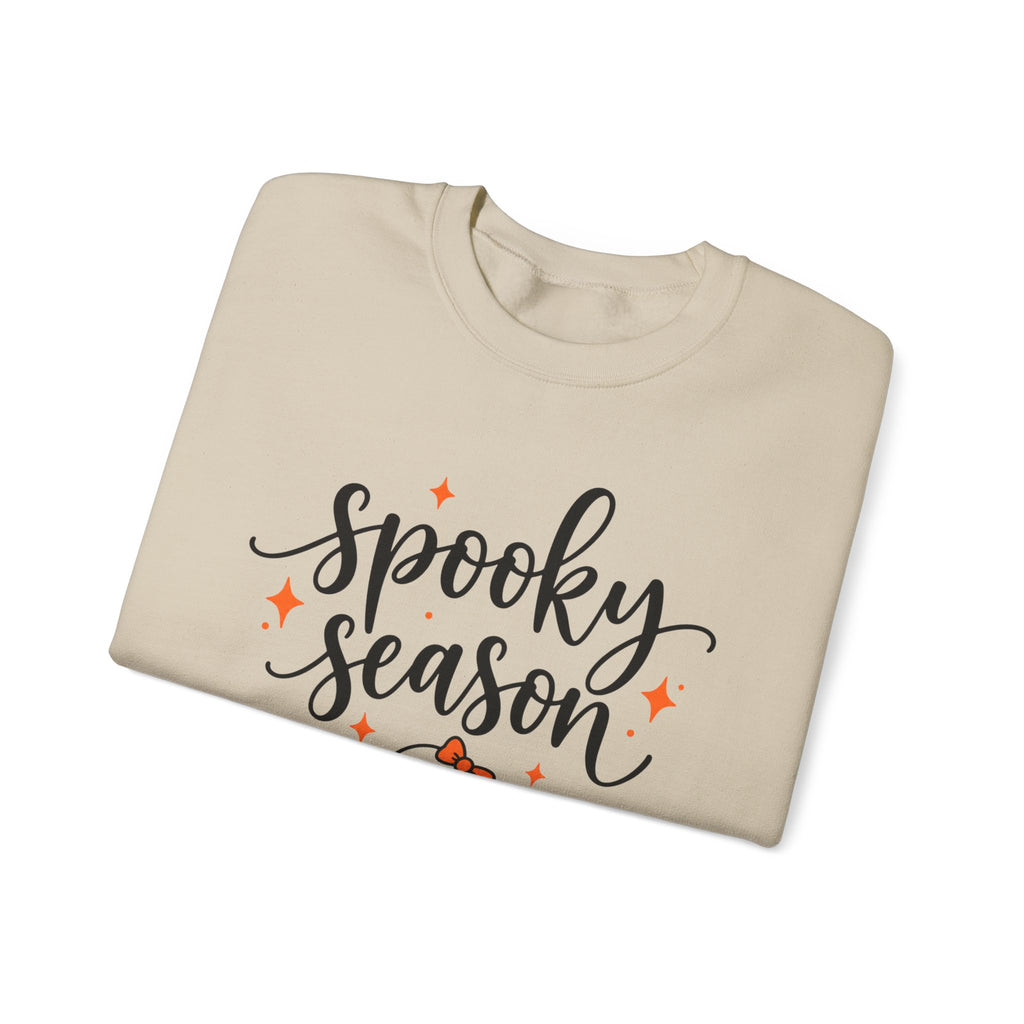 Spooky Season Crewneck Sweatshirt — Cute Ghost Halloween Pullover
