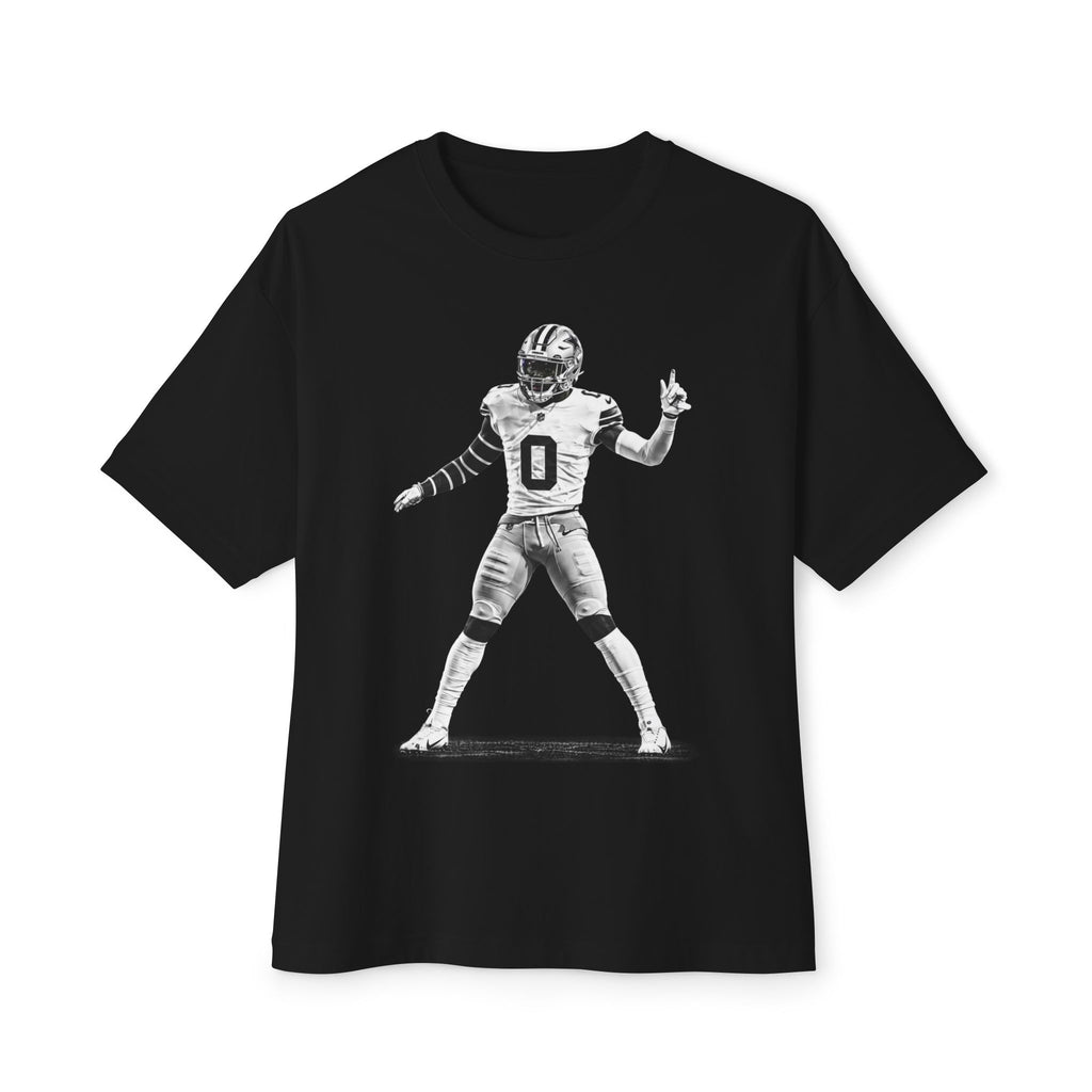 Football Player Silhouette Tee — Vintage Quarterback Pose