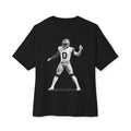 Football Player Silhouette Tee — Vintage Quarterback Pose