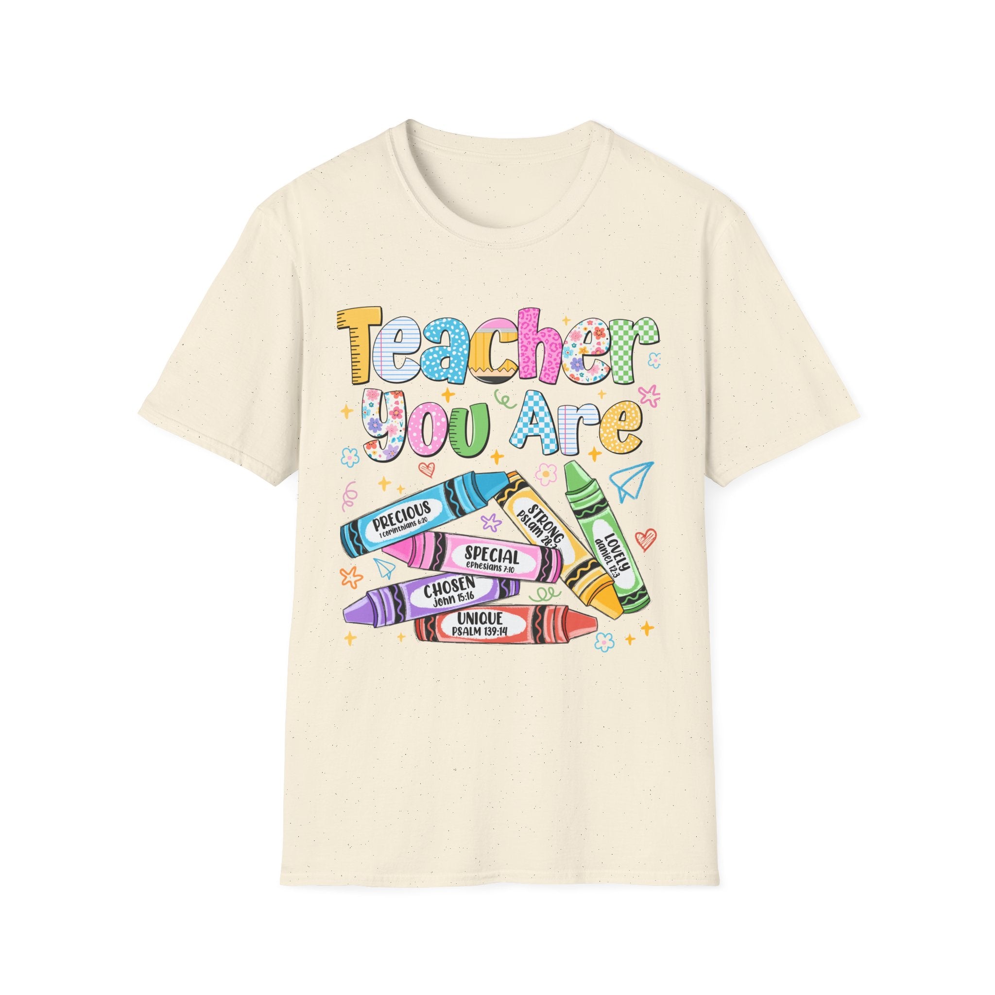 Teacher You Are T‑Shirt — Colorful Crayon Teacher Appreciation Tee